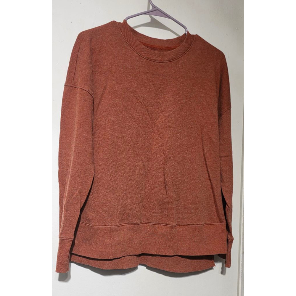 Women's Time and‎ Tru Rust Sweatshirt S